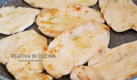 Scaloppine alla boscaiola con petto di pollo in stile Cordon Bleu ricetta di Creativa in cucina